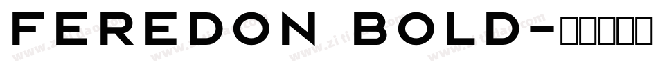Feredon Bold字体转换